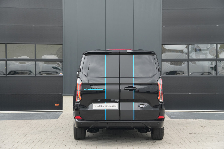Ford E-Transit Custom 340 L2H1 Sport 71 kWh 218pk - 2x Schuif - ACC - B&O - Navi - Stoel/Stuurverwarming - 360 Camera - Trekhaak - Rijklaar