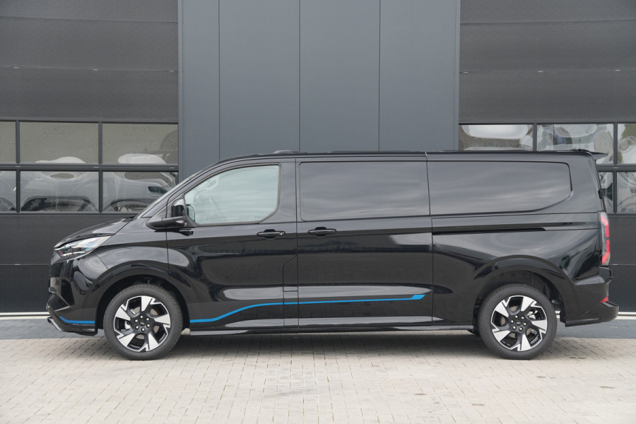 Ford E-Transit Custom 340 L2H1 Sport 71 kWh 218pk - 2x Schuif - ACC - B&O - Navi - Stoel/Stuurverwarming - 360 Camera - Trekhaak - Rijklaar