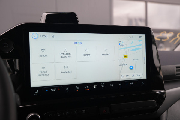 Ford E-Transit Custom 340 L2H1 Sport 71 kWh 218pk - 2x Schuif - ACC - B&O - Navi - Stoel/Stuurverwarming - 360 Camera - Trekhaak - Rijklaar
