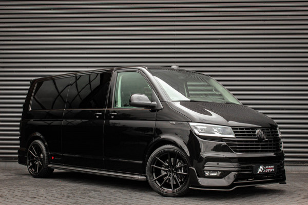 Volkswagen Transporter 2.0 TDI L2H1 204PK BULLI DC DUBBEL CABINE / LEIGHTONVANS BODYKIT / FULL OPTIONS / LEDER / FULL BLACK /APPLE