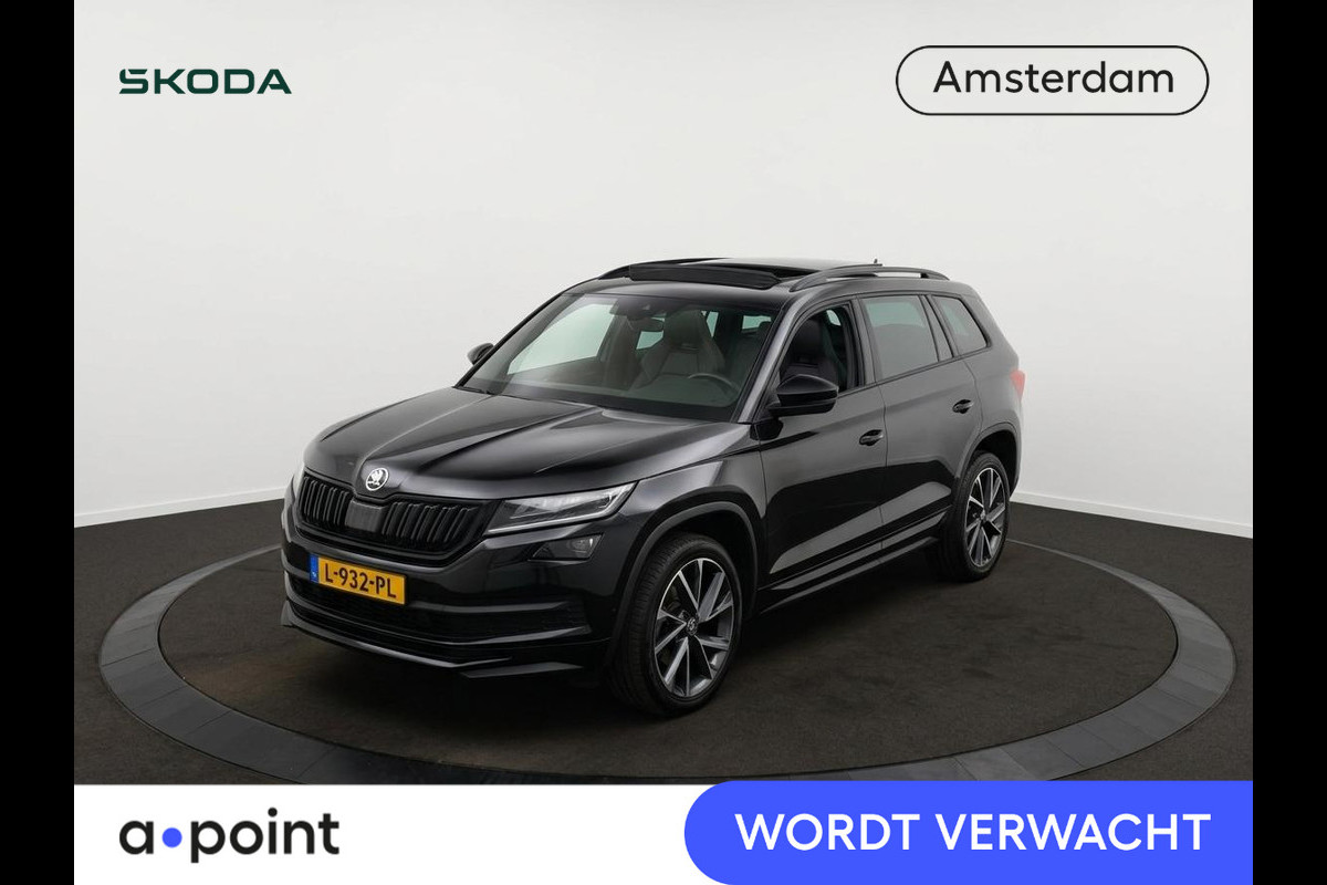 Škoda Kodiaq 1.5 TSI Sportline Business 150 pk Automaat | Navigatie | Panoramadak | Parkeersensoren | Achteruitrijcamera | Keyless | Elektr. bestuurdersstoel met geheugen | Stoelverwarming |
