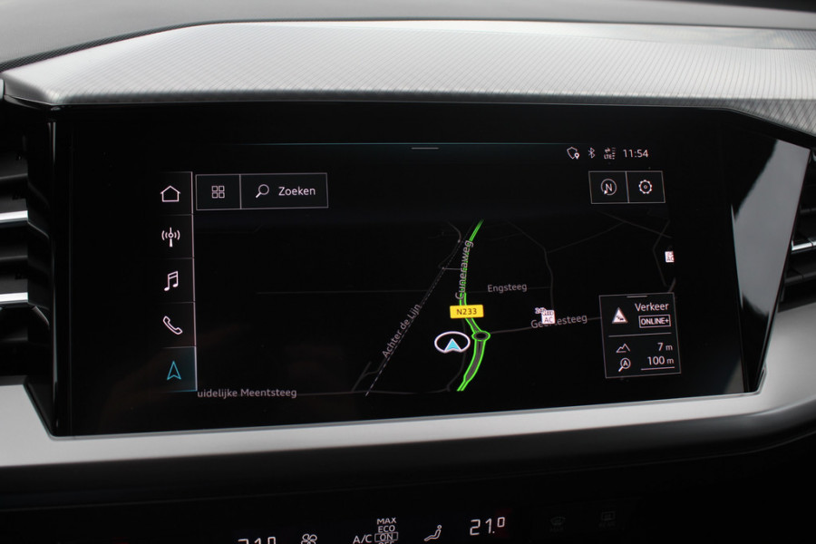 Audi Q4 e-tron 40 Advanced edition 77 kWh / SoH 92,1% / Trekhaak / Camera / Head-up / CarPlay / Matrix LED / 19'' / Warmtepomp / Dodehoek / DAB / ACC