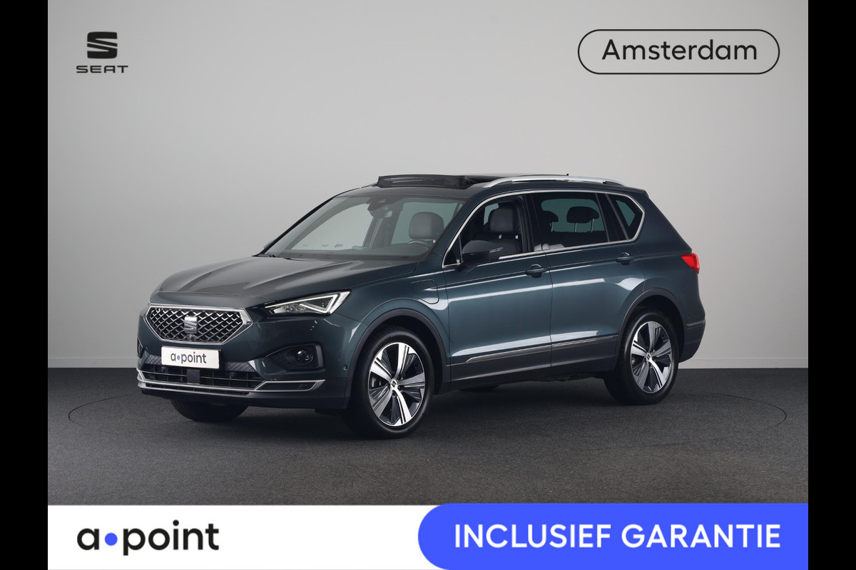 Seat Tarraco 1.4 TSI e-Hybrid PHEV Xcellence 245 pk Automaat | Navigatie | Panoramadak | Parkeersensoren (Park assist) | Rondomzicht camera | Adaptieve cruise control | Stoelverwarming V+A | Lederen bekleding |