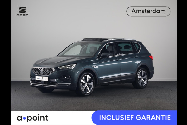 Seat Tarraco 1.4 TSI e-Hybrid PHEV Xcellence 245 pk Automaat | Navigatie | Panoramadak | Parkeersensoren (Park assist) | Rondomzicht camera | Adaptieve cruise control | Stoelverwarming V+A | Lederen bekleding |