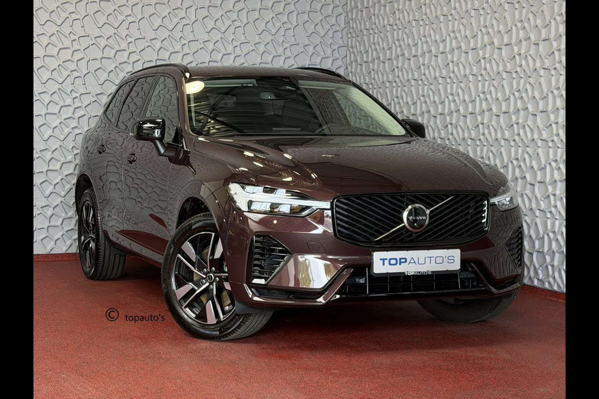 Volvo XC60 2.0 T8 455PK AWD PLUS DARK NIEUWE AUTO HARMAN KARDON 360.CAM STOEL/STUUR VERW LEER