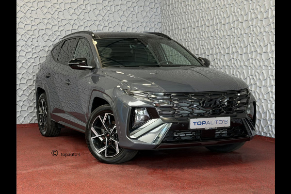 Hyundai Tucson NW AUTO 4WD 288PK N LINE + 1.6 T-GDI PHEV SKY PANO CAMERA STOELVERWARM 19" LMV ZWARTE HEMEL STUURVERW. PLUG IN HYBRIDE 4X4 AWD