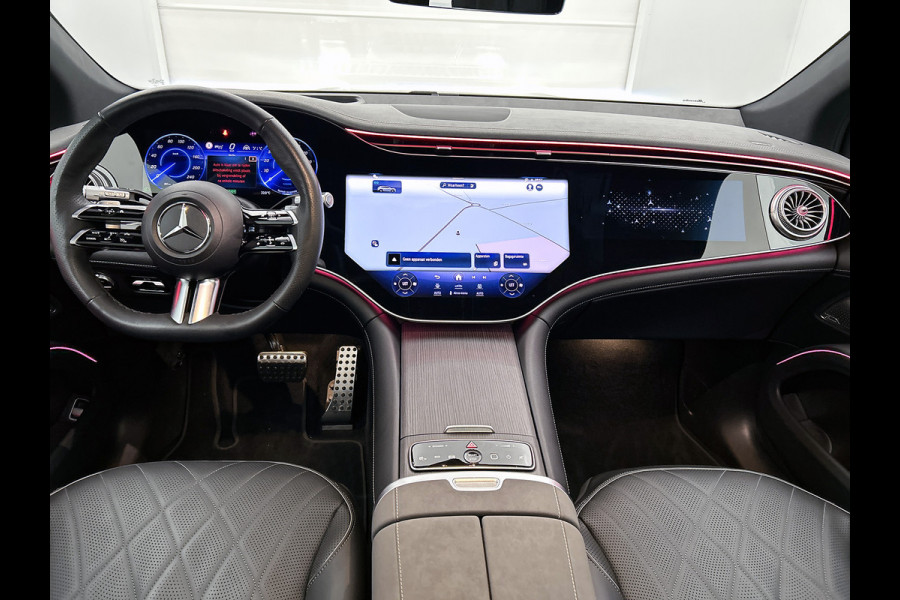 Mercedes-Benz EQS SUV 450 4MATIC AMG Line 118 kWh Mbux hyperscreen klasse 3 3n 5 alarm 22 inch lichtmetalen | Panoramadak | MBUX hyperscreen | 5 zitter | Alarm  klasse 3+5 zeer veel opties | Inclusief 24 maanden Mercedes-Benz Certified garantie voor Europa.