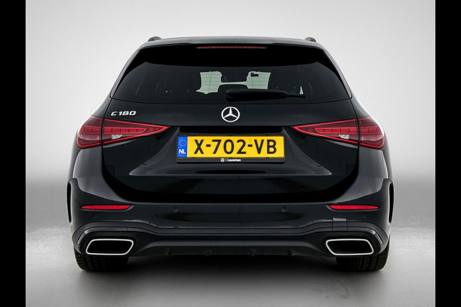 Mercedes-Benz C-Klasse Estate 180 AMG Line | Amg In en Exterieur | Dodehoekassistent | Memory Seats | Night pakket | Inclusief 24 maanden Mercedes-Benz Certified garantie voor Europa.