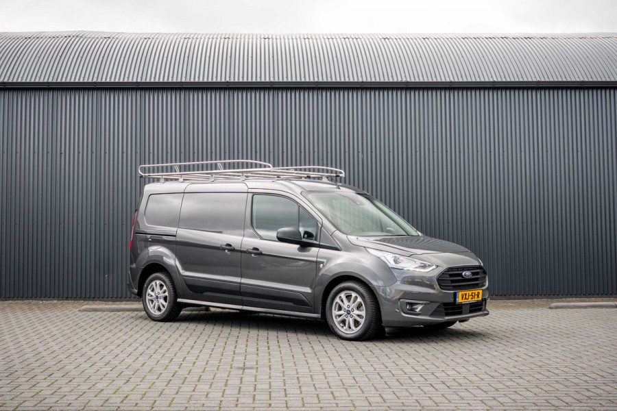 Ford Transit Connect 1.5 EcoBlue L2H1 | 3-Zits | Camera | Carplay | Cruise | PDC | Airco | Trekhaak | Imperiaal