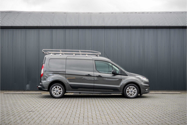 Ford Transit Connect 1.5 EcoBlue L2H1 | 3-Zits | Camera | Carplay | Cruise | PDC | Airco | Trekhaak | Imperiaal