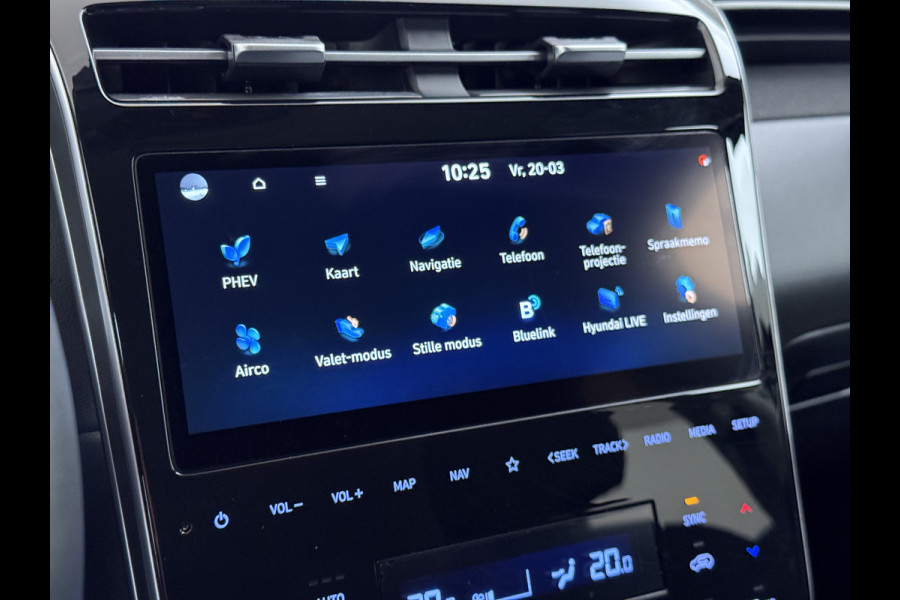 Hyundai Tucson 1.6T 265PK PHEV Autom. SOH 100% 4WD Navi Camera Adap.Cruise Apple Carplay Android Pdc ECC Comfort Smart Hybrid Isofix DAB Elek.Achterklep Stoel+Stuurverwarming Led Lmv Keyless Regensensor AWD Origineel Nederlandse Auto Plug In Hybride