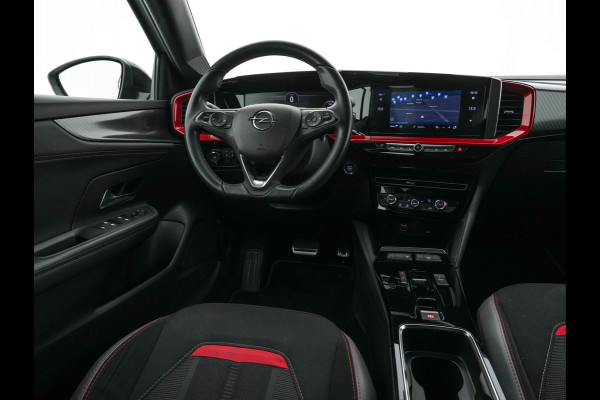 Opel Mokka Electric Level 4 50 kWh [3-Fase-11kW] {SoH-95%} (INCL.BTW) Aut. *HEATPUMP | LEATHER-FABRIC | DIGI-COCKPIT | FULL-LED | CAMERA | COMFORTSEATS | KEYLESS | DAB+ | ECC | CRUISE | 17''ALU*