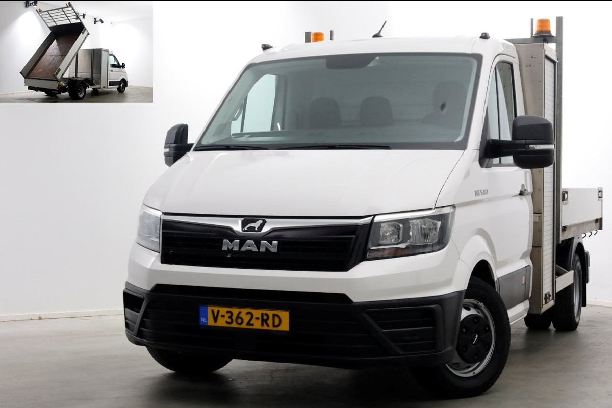 MAN TGE 5.180 2.0 177pk E6 L2H1 Kipper Dubbel Lucht Trekhaak 3500kg 06-2018