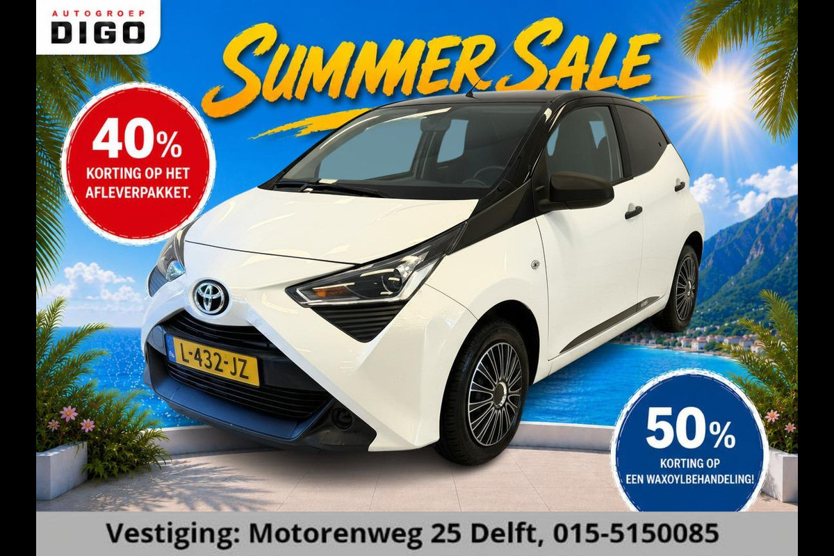 Toyota Aygo 1.0 VVT-i x-fun BI-TONE . GARANTIE TOT 06-2031* . AIRCO . SLECHTS 50.000 KM! . 1E EIGENAAR .