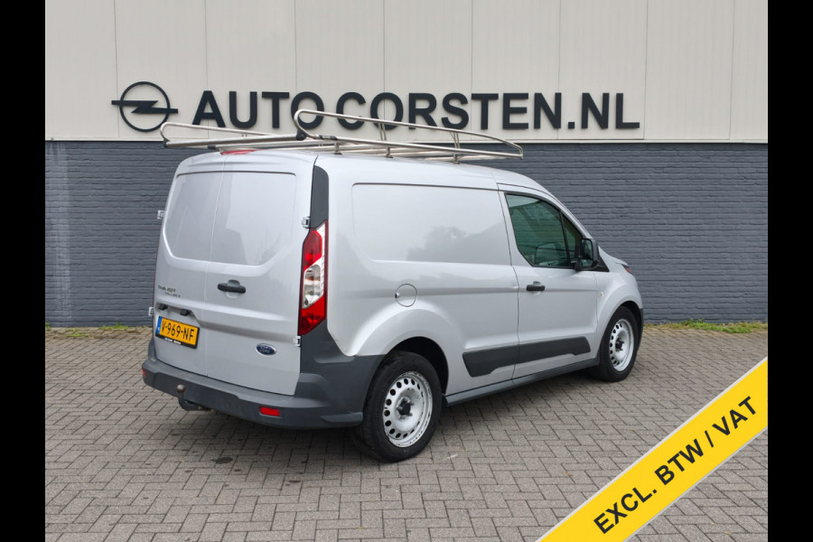 Ford Transit Connect 1.5TDCI Euro 6 Imperiaal Trekhaak Airco Bluetooth Betonplex Vloer Lat om Lat betimmering 1.200KG Trekgewicht Origineel Nederlandse Auto
