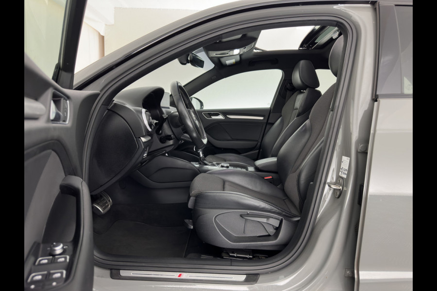 Audi A3 Sportback 35 TFSI S-Line Edition MHEV Aut. *PANO | LEATHER-FABRIC | LED-LIGHTS | DIGI-COCKPIT | NAVI-FULLMAP | HEATED-SPORTSEATS | PRIVACY-GLASS | ECC | PDC | CRUISE | 18''ALU*