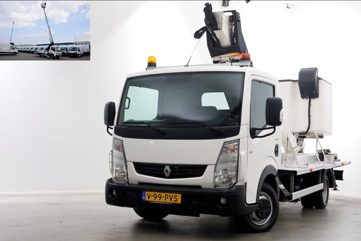 Renault Maxity 3.0 DCI 130pk E6 Hoogwerker Werkhoogte 14.5 meter PTO 08-2019