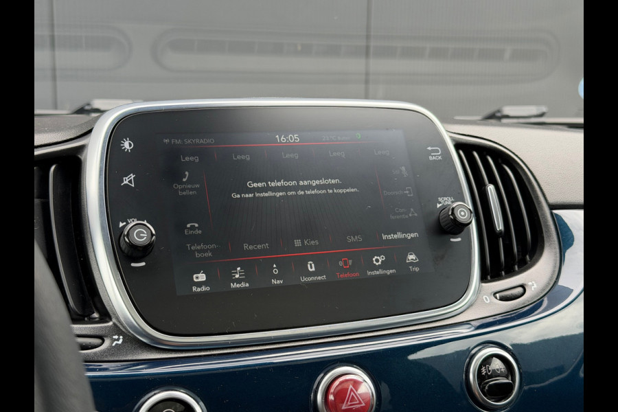 Fiat 500 1.0 Hybrid Launch Edition Elektrische Pano|Carplay|Navi|PDC|Half-leder|Airco