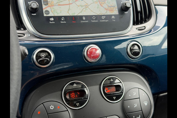 Fiat 500 1.0 Hybrid Launch Edition Elektrische Pano|Carplay|Navi|PDC|Half-leder|Airco