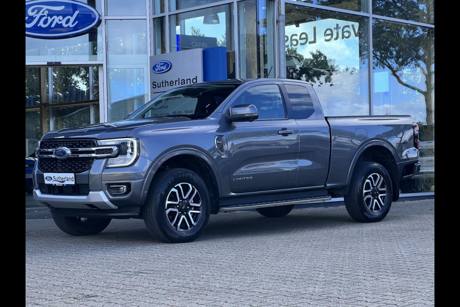 Ford Ranger 2.0 Super Cab EcoBlue Limited Automaat 205pk | Trekhaak | 360 graden | Rollertop | Stoelverwarming