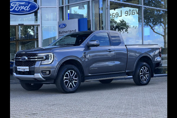 Ford Ranger 2.0 Super Cab EcoBlue Limited Automaat 205pk | Trekhaak | 360 graden | Rollertop | Stoelverwarming