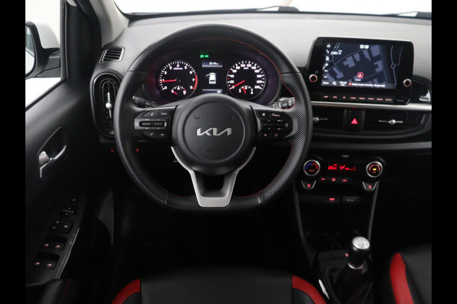Kia Picanto 1.0 DPi GT-Line | Leder | Camera | Cruise control | Climate control | Navigatie | Carplay | DAB | Full LED |