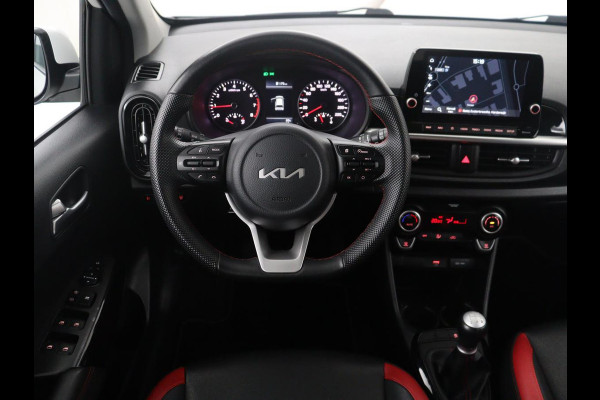 Kia Picanto 1.0 DPi GT-Line | Leder | Camera | Cruise control | Climate control | Navigatie | Carplay | DAB | Full LED |