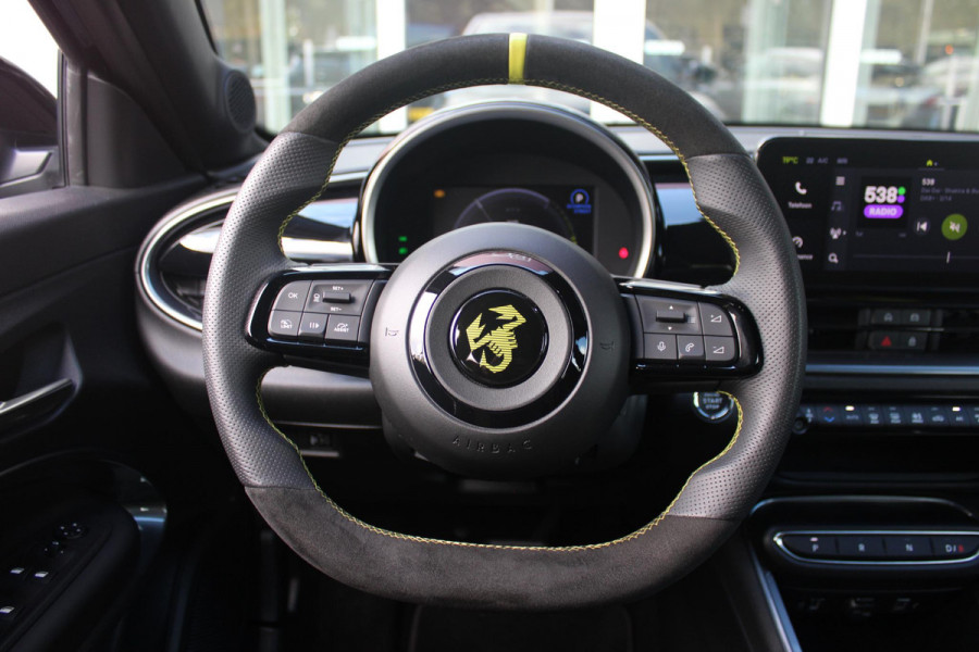Abarth 600e Abarth Turismo 240PK 54 kWh | "TORSEN" MECHANISCH SPERDIFFERENTIEEL | SABELT SPORT STOELEN | 20" LICHTMETALEN VELGEN ABARTH DESIGN | ABARTH BODYKIT | PARKEERSENSOREN ACHTER | ABARTH REMKLAUWEN | ADAPTIVE CRUISE CONTROL | DRAADLOZE APPLE CARPLAY/ANDROID AUTO | DC SNELLAAD FUNCTIE | KEYLESS START | AUTOMATISCH DIMMENDE BINNENSPIEGEL |