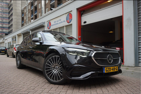 Mercedes-Benz E-Klasse Estate 300 e AMG Line Premium Plus Airmatic | Hyperscreen | Trekhaak | Pano | Adaptive + Lane | Memory Stoelmassage + Koeling + Verwarming | NL auto |