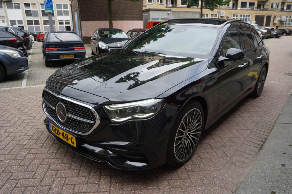 Mercedes-Benz E-Klasse Estate 300 e AMG Line Premium Plus Airmatic | Hyperscreen | Trekhaak | Pano | Adaptive + Lane | Memory Stoelmassage + Koeling + Verwarming | NL auto |