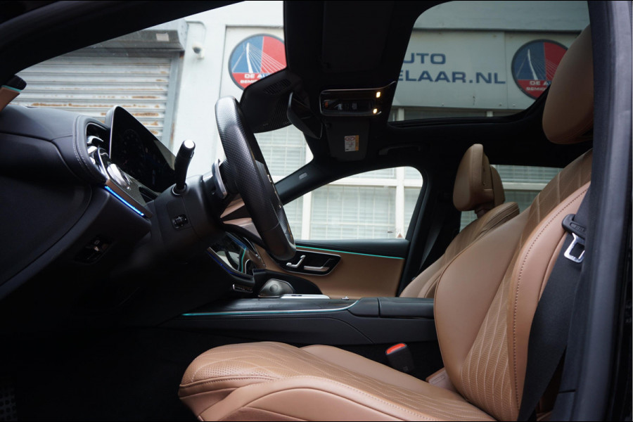 Mercedes-Benz E-Klasse Estate 300 e AMG Line Premium Plus Airmatic | Hyperscreen | Trekhaak | Pano | Adaptive + Lane | Memory Stoelmassage + Koeling + Verwarming | NL auto |
