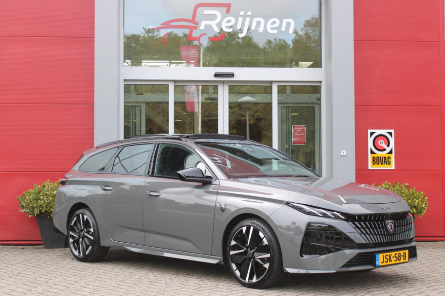 Peugeot 308 SW Peugeot 308 SW 1.2 Hybrid 145PK GT AUTOMAAT | PANORAMA SCHUIF/KANTEL DAK | AFNEEMBARE TREKHAAK | NAVIGATIE | SENSATION PACK: FOCAL HIFI SYSTEM (PREMIUM HIFI SYSTEEM MET 10 SPEAKERS)/DRAADLOZE TELEFOONLADER | 360° VISION & DRIVE ASSIST PLUS PACK: ACHTERUITRIJCAMERA 360° VISIOPARK 3 (4 CAMERA'S)/PARKEERHULP VOOR EN ACHTER/ANTI DIEFSTAL ALARM/PEUGEOT i-COCKPIT MET CONFIGUREERBAAR 3D-INSTRUMENTENPANEEL/CLEAN CABIN | | 18" LICHTMETALEN VELGEN "PORTLAND" | DRAADLOZE APPLE CARPLAY/ANDROID AUTO | KEYLESS ENTRY/START | SFEER VERLICHTING | ZWARTE HEMELBEKLEDING | FULL LED MAT