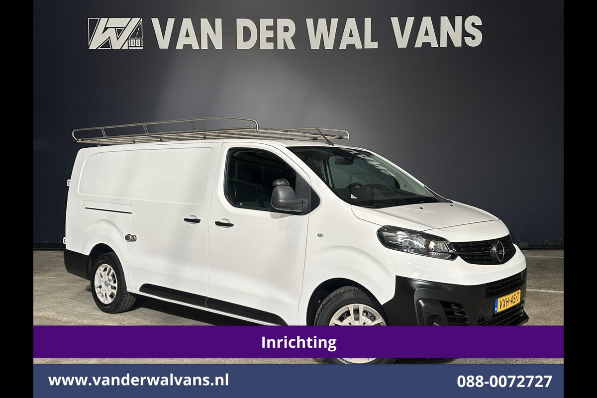 Opel Vivaro 2.0 CDTI 123pk L3H1 Inrichting Euro6 Airco | Imperiaal | Apple Carplay | Trekhaak Cruisecontrol, Android Auto, Stoelverwarming, Parkeersensoren, Bijrijdersbank