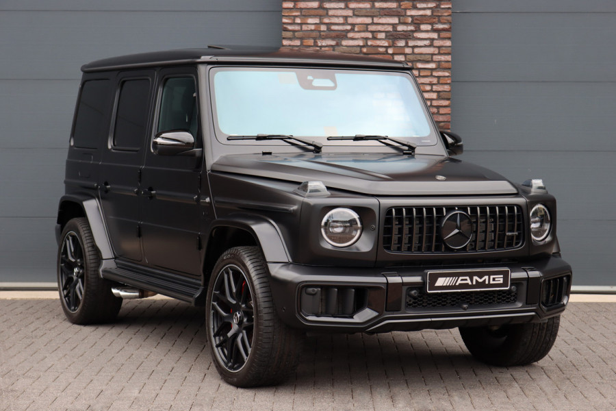 Mercedes-Benz G-Klasse AMG 63 V8 | Facelift | Techniekpakket | Performance-pakket | Distronic | AMG Drivers Package | Burmester | Nappa Leder | Verwarmd Stuurwiel | Trekhaak | Keyless Go | Massage | Matte PPF |
