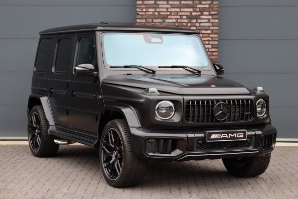 Mercedes-Benz G-Klasse AMG 63 V8 | Facelift | Techniekpakket | Performance-pakket | Distronic | AMG Drivers Package | Burmester | Nappa Leder | Verwarmd Stuurwiel | Trekhaak | Keyless Go | Massage | Matte PPF |