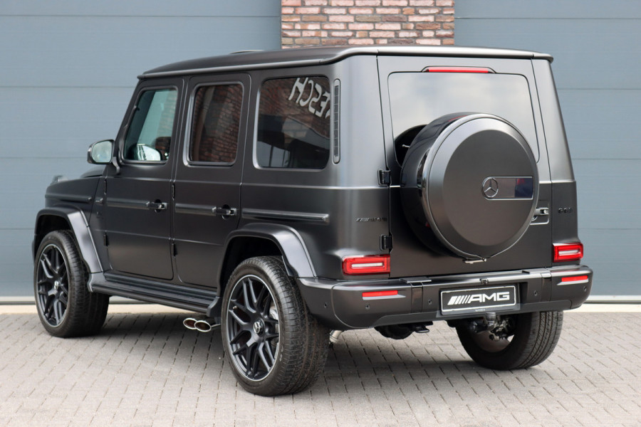 Mercedes-Benz G-Klasse AMG 63 V8 | Facelift | Techniekpakket | Performance-pakket | Distronic | AMG Drivers Package | Burmester | Nappa Leder | Verwarmd Stuurwiel | Trekhaak | Keyless Go | Massage | Matte PPF |