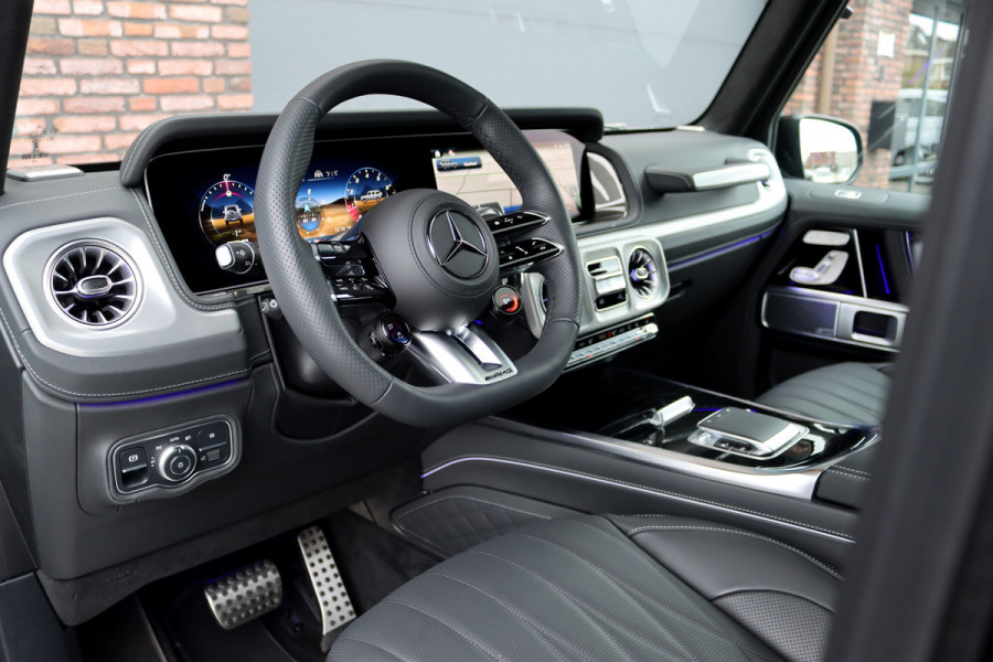 Mercedes-Benz G-Klasse AMG 63 V8 | Facelift | Techniekpakket | Performance-pakket | Distronic | AMG Drivers Package | Burmester | Nappa Leder | Verwarmd Stuurwiel | Trekhaak | Keyless Go | Massage | Matte PPF |