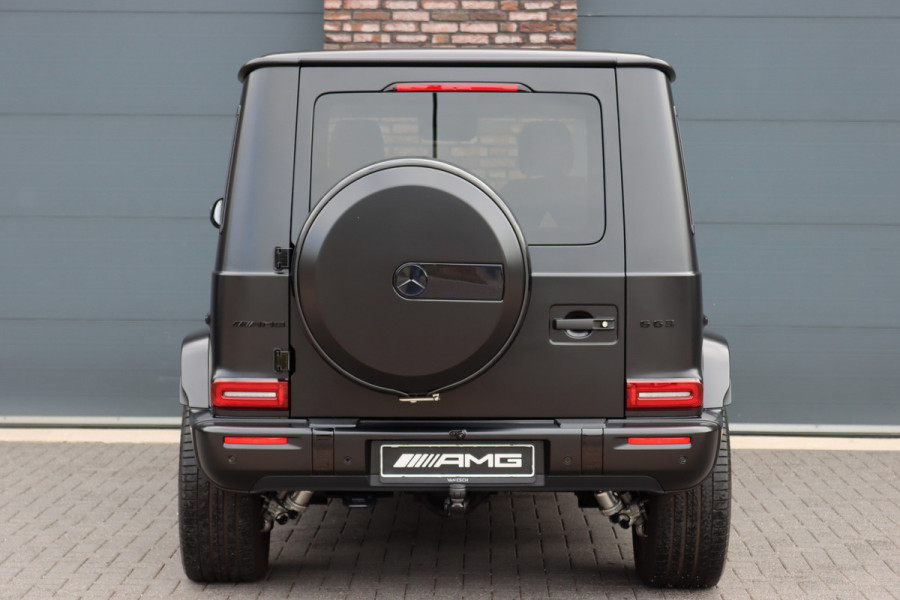 Mercedes-Benz G-Klasse AMG 63 V8 | Facelift | Techniekpakket | Performance-pakket | Distronic | AMG Drivers Package | Burmester | Nappa Leder | Verwarmd Stuurwiel | Trekhaak | Keyless Go | Massage | Matte PPF |