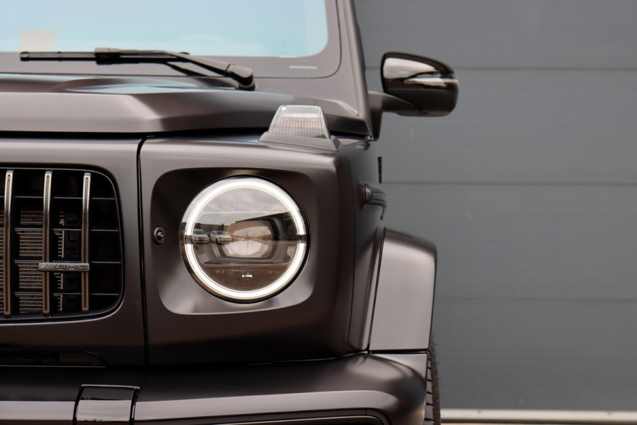 Mercedes-Benz G-Klasse AMG 63 V8 | Facelift | Techniekpakket | Performance-pakket | Distronic | AMG Drivers Package | Burmester | Nappa Leder | Verwarmd Stuurwiel | Trekhaak | Keyless Go | Massage | Matte PPF |