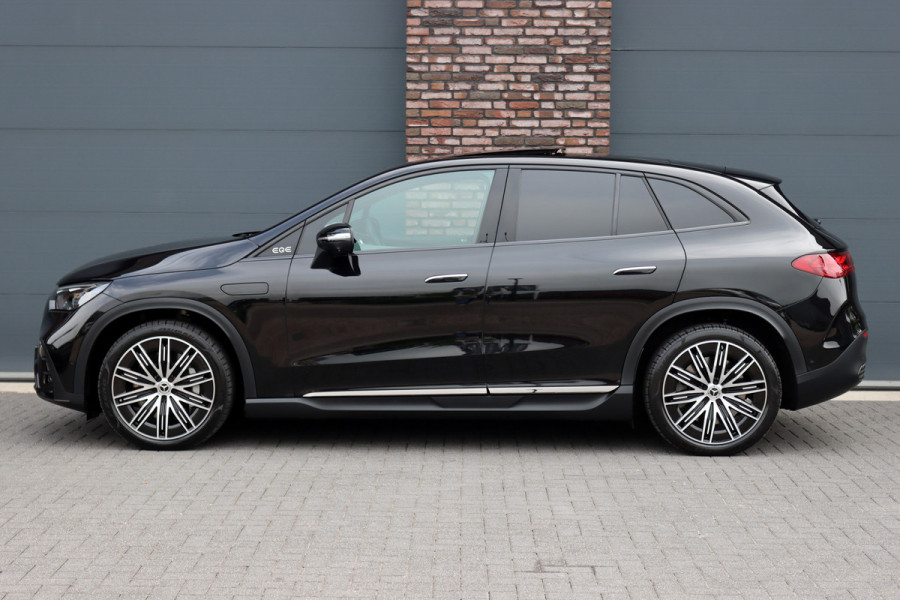 Mercedes-Benz EQE SUV 350 4MATIC AMG Line Premium+ 91 kWh | Hyperscreen | Luchtvering | Achterasbesturing | Distronic+ | Panoramadak | Burmester | Digital Light | Surround Camera | 22kW | Warmtepomp |