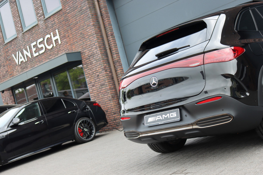 Mercedes-Benz EQE SUV 350 4MATIC AMG Line Premium+ 91 kWh | Hyperscreen | Luchtvering | Achterasbesturing | Distronic+ | Panoramadak | Burmester | Digital Light | Surround Camera | 22kW | Warmtepomp |