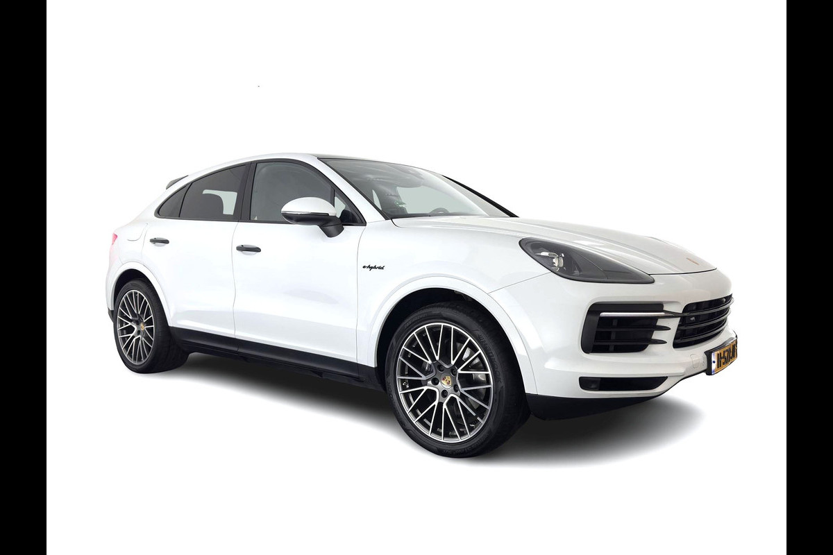 Porsche Cayenne Coupé 3.0 E-Hybrid (Plug-in) {SoH-100%} Aut. *PANO | SPORT-CHRONO | LEATHER | BOSE-AUDIO | FULL-LED | TOPVIEW | AIRSUSPENSION | DIGI-COCKPIT | HEATED-SPORTSEATS | DAB | NAVI-FULLMAP | PRIVACY-GLASS | SHIFTPADDLES | ECC | PDC | HEAD
