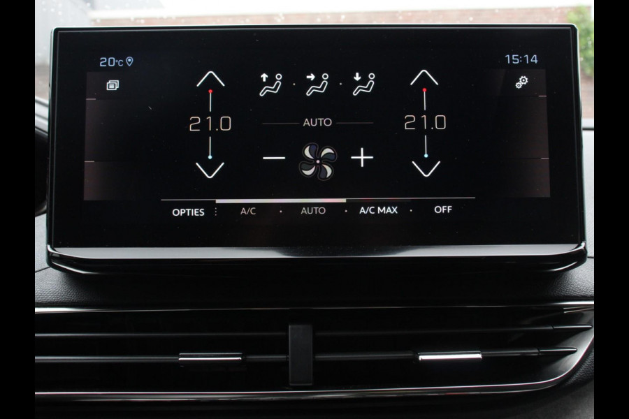 Peugeot 5008 1.2 PureTech GT Black Pack 7persoons Climate control Adaptive cruise control Achteruitrij camera Verwarmde voorstoelen Keyless Navigatie LED Apple Carplay/ Android Auto