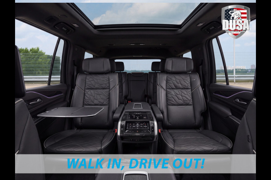 Cadillac Escalade Platinum Sport | 6.2L V8 | Excecutive Seats | 55 inch Curved horizon display | 42-Speaker AKG + Dolby Atmos