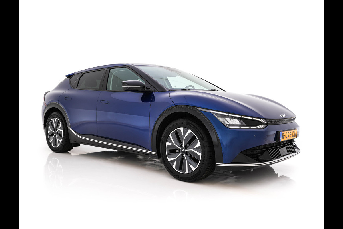 Kia Ev6 Plus 77.4 kWh [3-Fase-11kW] {SoH-96%} (INCL-BTW) Aut. *LEATHER | ADAPTIVE-CRUISE | DIGI-COCKPIT | MERIDIAN-AUDIO | MEMORY-PACK | FULL-LED | KEYLESS | CAMERA | DAB | BLIND-SPOT | NAVI-FULLMAP | PRIVACY-GLASS | AMBIENT-LIGHT | 19''