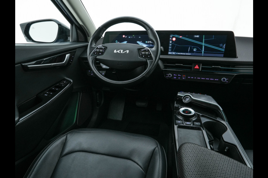 Kia Ev6 Plus 77.4 kWh [3-Fase-11kW] {SoH-96%} (INCL-BTW) Aut. *LEATHER | ADAPTIVE-CRUISE | DIGI-COCKPIT | MERIDIAN-AUDIO | MEMORY-PACK | FULL-LED | KEYLESS | CAMERA | DAB | BLIND-SPOT | NAVI-FULLMAP | PRIVACY-GLASS | AMBIENT-LIGHT | 19''