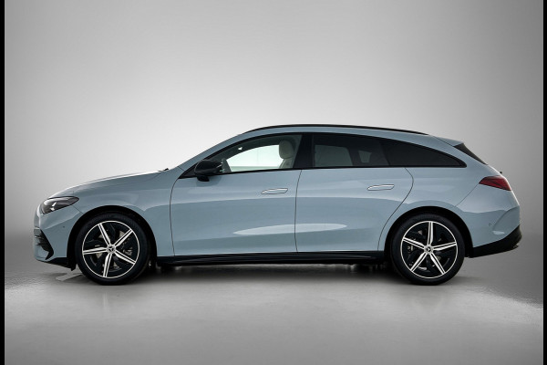 Mercedes-Benz CLA-Klasse Shooting Brake 250+ Business Solution AMG 85 kWh | Nightpakket | Trekhaak | Vast panoramadak | 18 inch vijfspaaks lichtmetalen AMG-velgen | URBAN GUARD | Massagefunctie | Sierdelen in openporig bruin eikenhout |