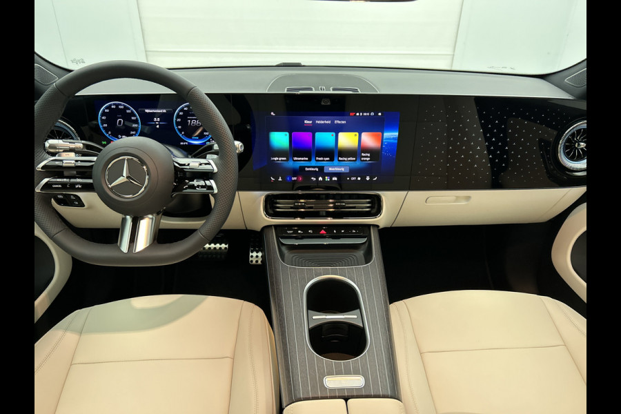 Mercedes-Benz CLA-Klasse Shooting Brake 250+ Business Solution AMG 85 kWh | Nightpakket | Trekhaak | Vast panoramadak | 18 inch vijfspaaks lichtmetalen AMG-velgen | URBAN GUARD | Massagefunctie | Sierdelen in openporig bruin eikenhout |