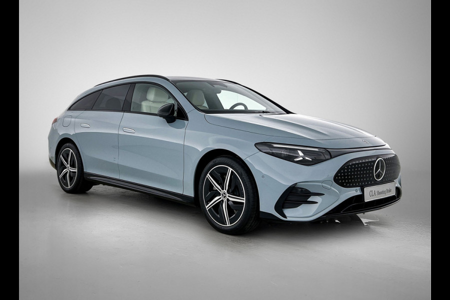 Mercedes-Benz CLA-Klasse Shooting Brake 250+ Business Solution AMG 85 kWh | Nightpakket | Trekhaak | Vast panoramadak | 18 inch vijfspaaks lichtmetalen AMG-velgen | URBAN GUARD | Massagefunctie | Sierdelen in openporig bruin eikenhout |