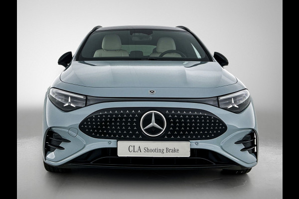 Mercedes-Benz CLA-Klasse Shooting Brake 250+ Business Solution AMG 85 kWh | Nightpakket | Trekhaak | Vast panoramadak | 18 inch vijfspaaks lichtmetalen AMG-velgen | URBAN GUARD | Massagefunctie | Sierdelen in openporig bruin eikenhout |